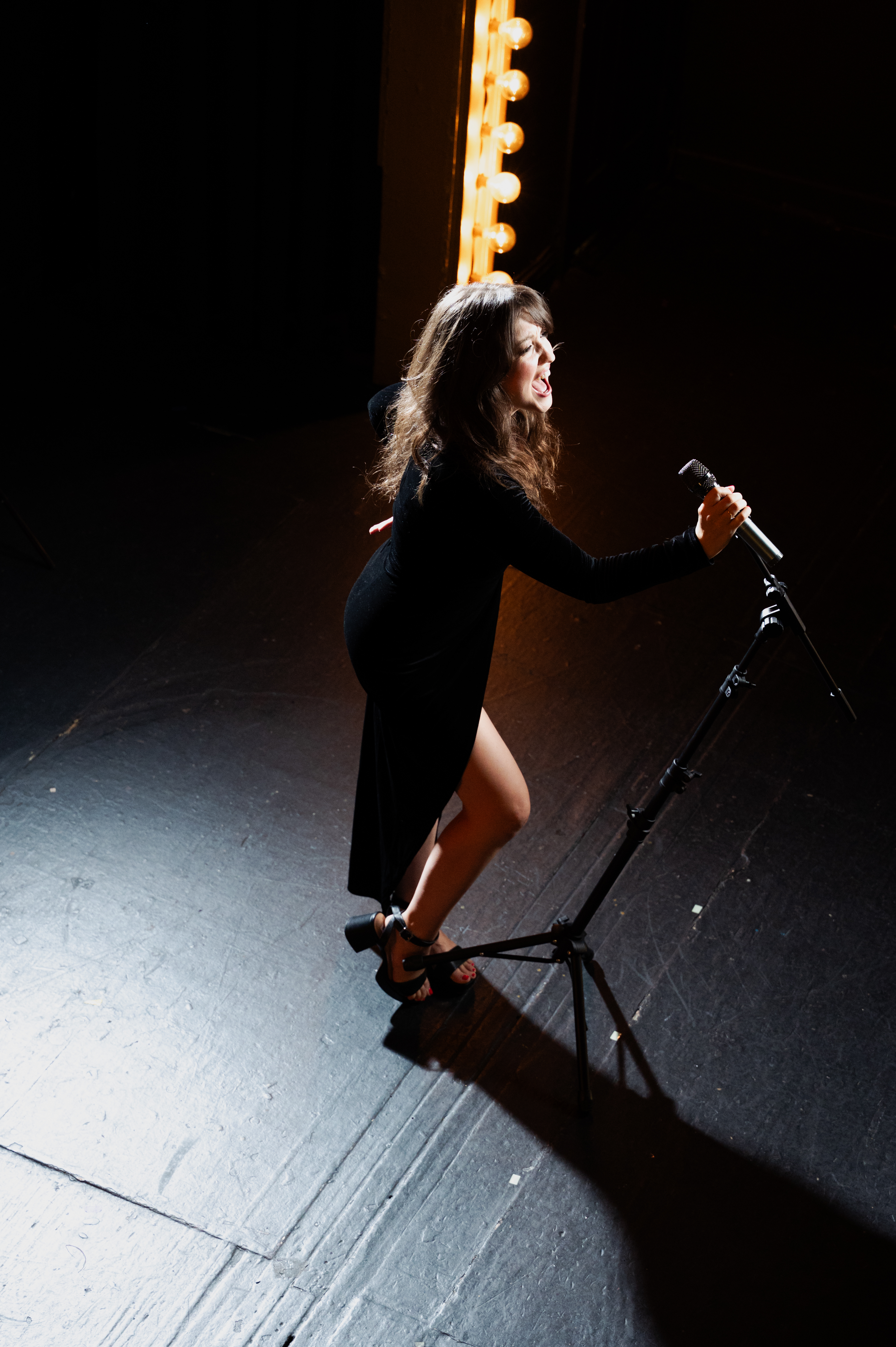 Courtney at the piano